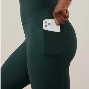 Salutation Stash High Rise Legging Cypress size Large EUC